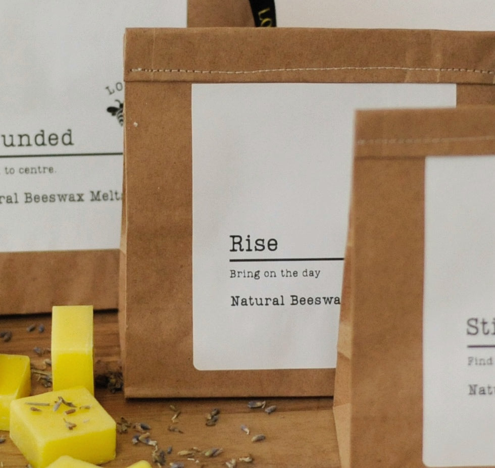 Lou-bees Stillness Natural Beeswax Melts - Lavender Blend