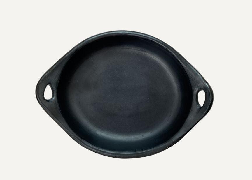 CasaLatina Chamba Black Clay Roasting Dish