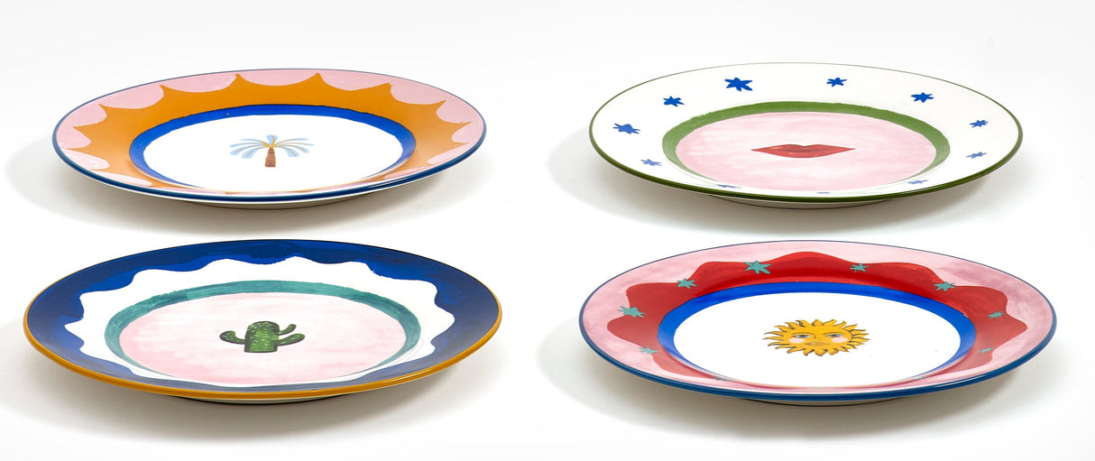 Eleanor Bowmer Set of 4 Icon Cake Plates