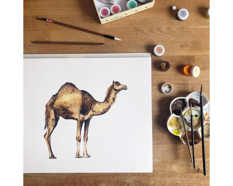 Camel Birthday Cake Card | Katie Hipwell Design