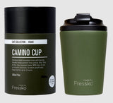Fressko Khaki Reusable Travel Mug Stainless Steel