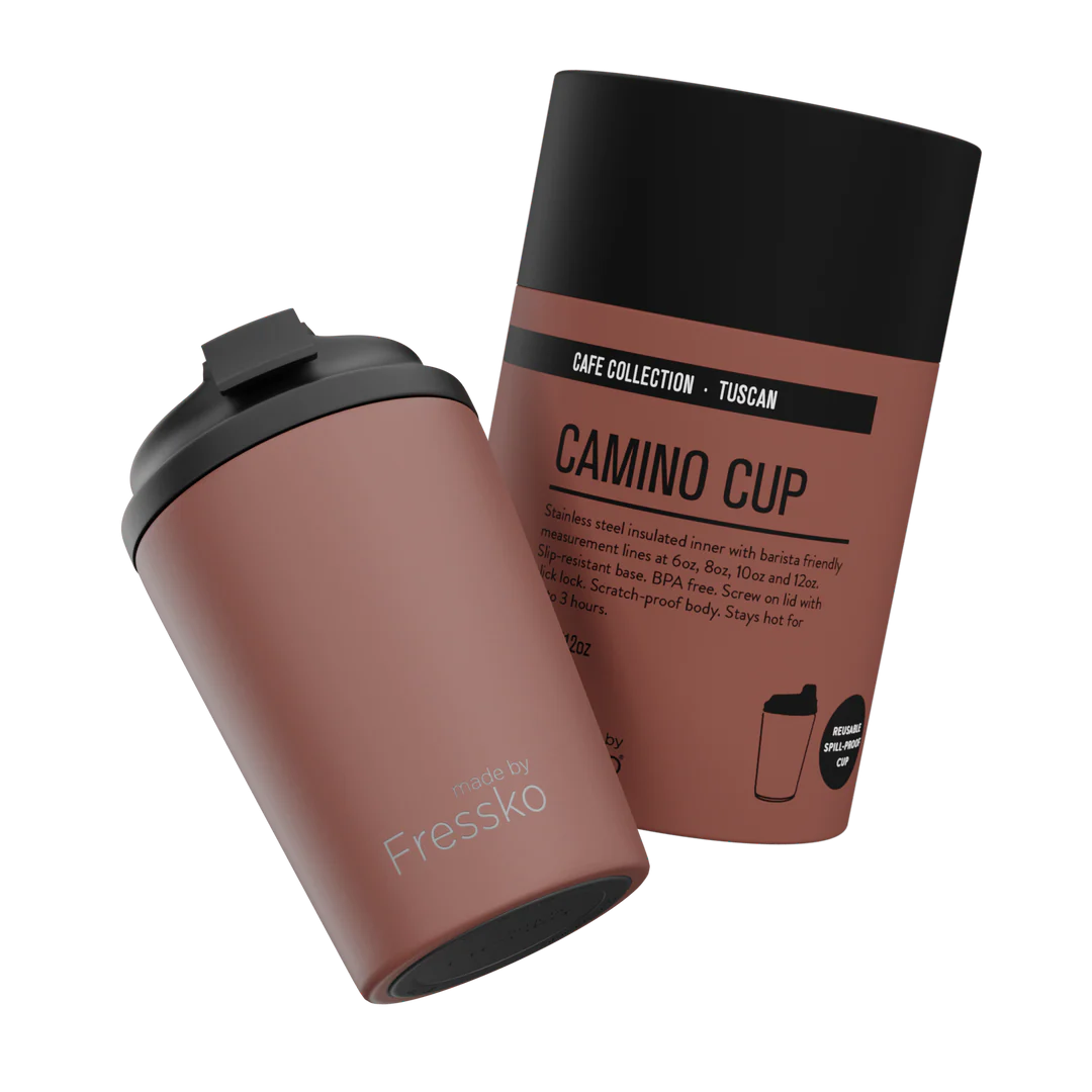 Fressko Tuscan Reusable Travel Mug Stainless Steel