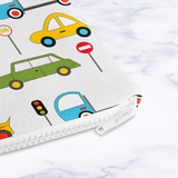 Shadowbright Cars Makeup Bag - Handmade Cosmetic Pouch -  24cm x 19cm