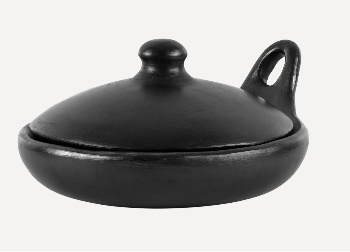 CasaLatina Chamba Black Clay Sauté Pan