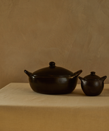 CasaLatina Chamba Black Clay Oval Cocotte