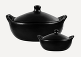 CasaLatina Chamba Black Clay Oval Cocotte