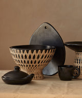 CasaLatina Chamba Black Clay Grill Pan