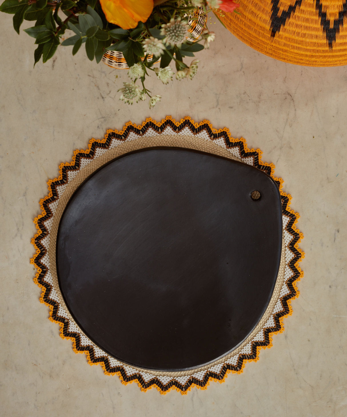 CasaLatina Chamba Black Clay Grill Pan