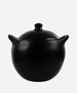 CasaLatina Chamba Black Clay Cocotte