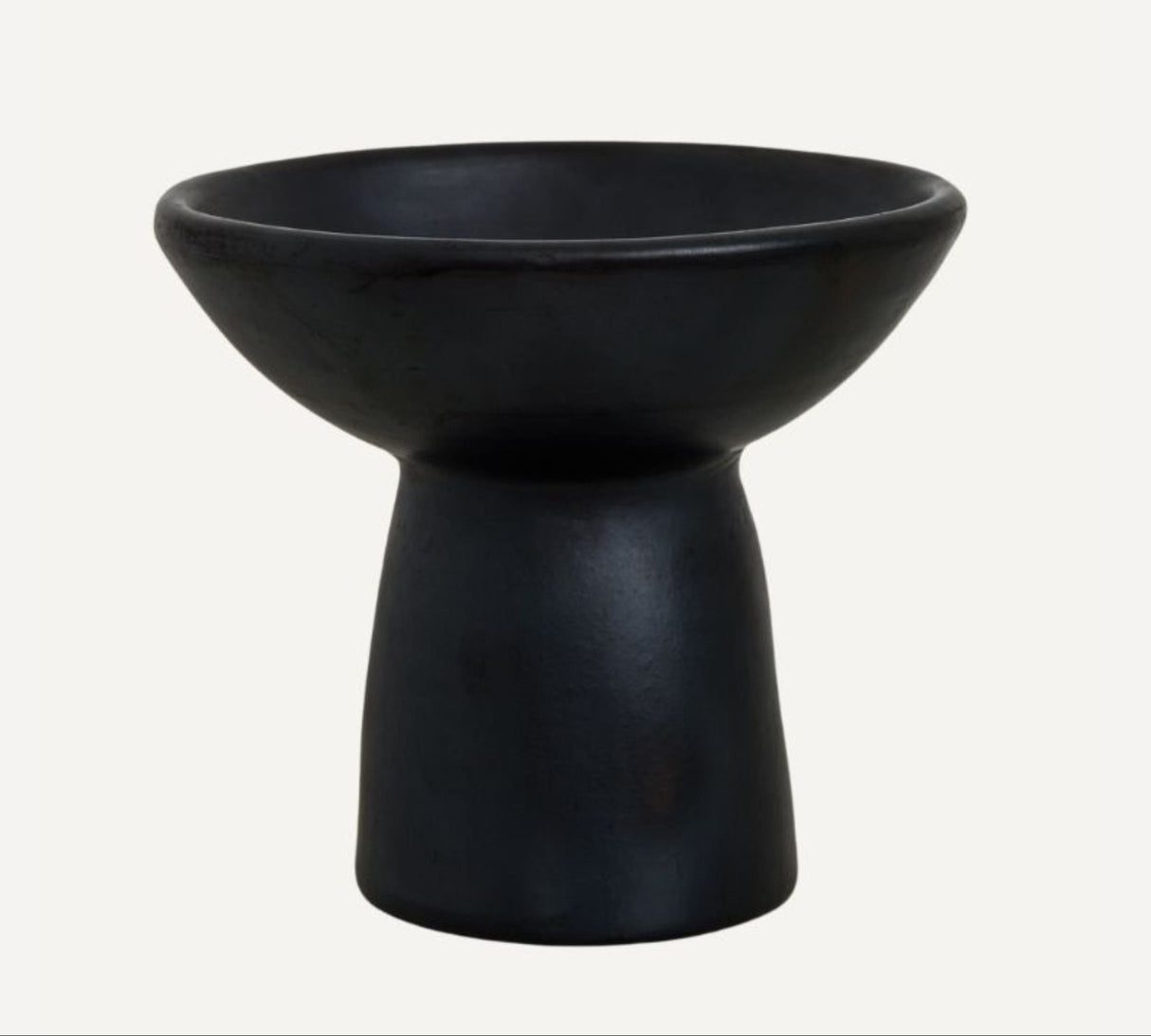 CasaLatina Chamba Black Clay Centrepiece Bowl