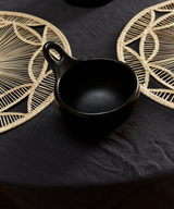 CasaLatina Chamba Black Clay Handle Bowl - Set of 2
