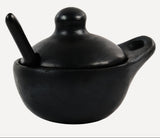 CasaLatina Chamba Black Clay Sauceboat