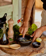 CasaLatina Chamba Black Clay Soup Bowl Set of 2