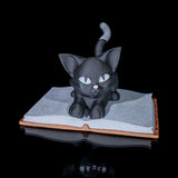 Filamora Studios Cattus Librum Cat Book Holder Sculpture