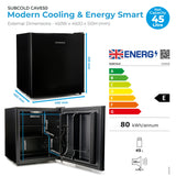 Subcold Cave50 Solid Door Beer Fridge | 45L