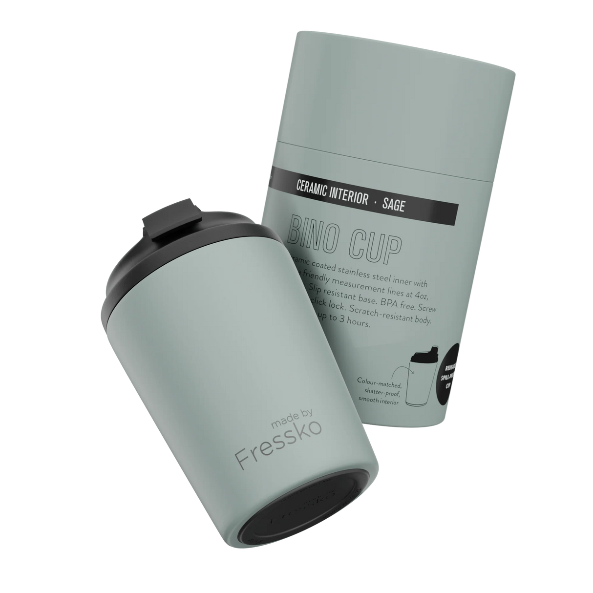 Fressko Sage Reusable Ceramic Cup