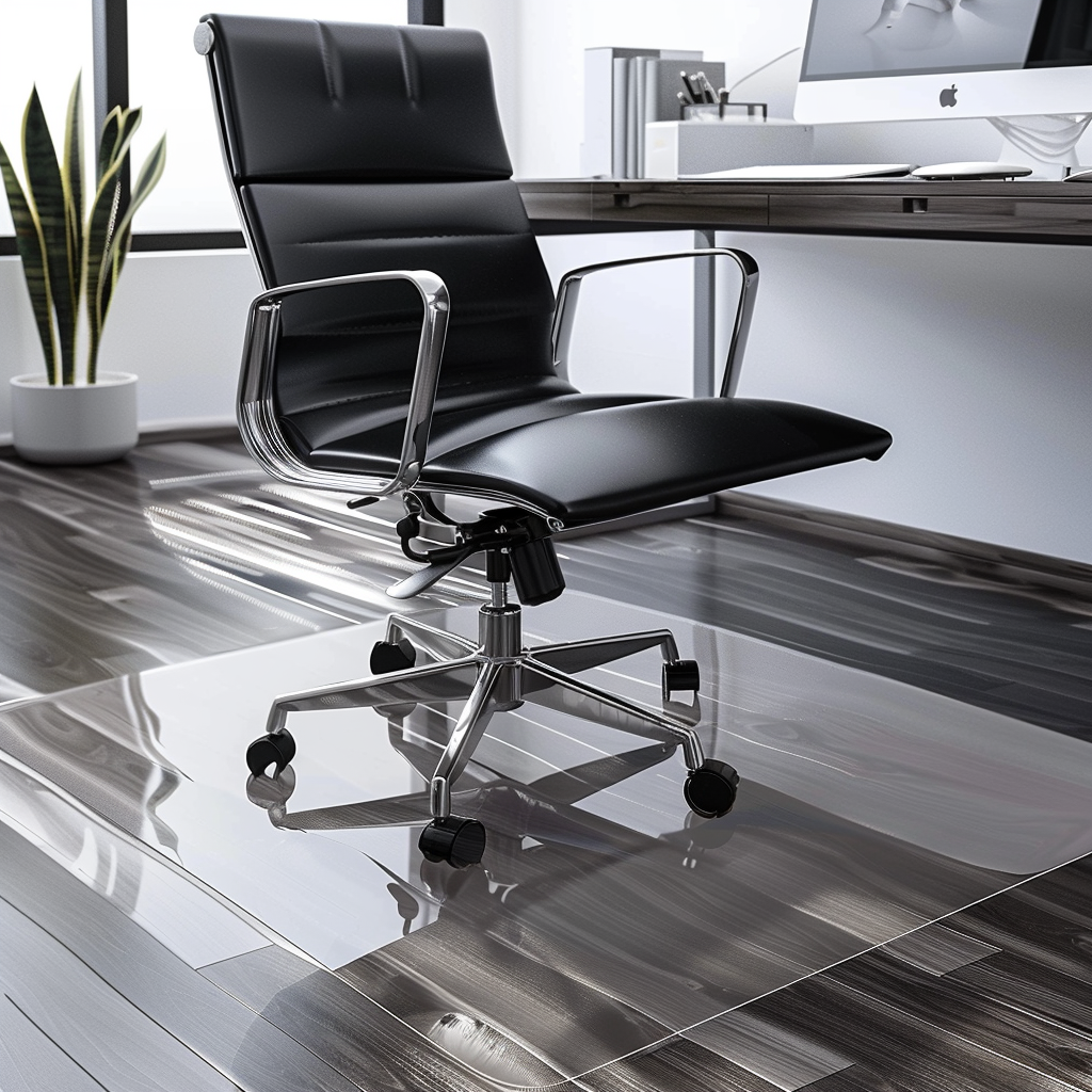 Nicoman Chair Mat for Hard Floors - 114x130cm