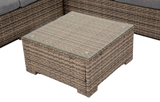 MINT Outdoor Chesterton Grey 5 Seater Corner Rattan Garden Sofa Set