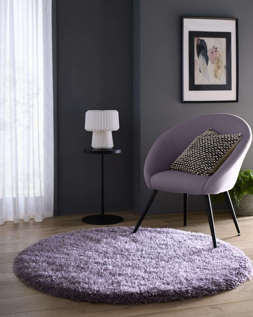 Chicago Lavender Shaggy Indoor Rug | The Rugs