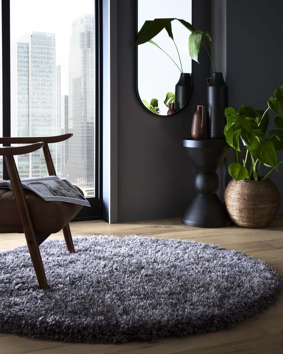 Chicago Grey Shaggy Rug by The Rugs