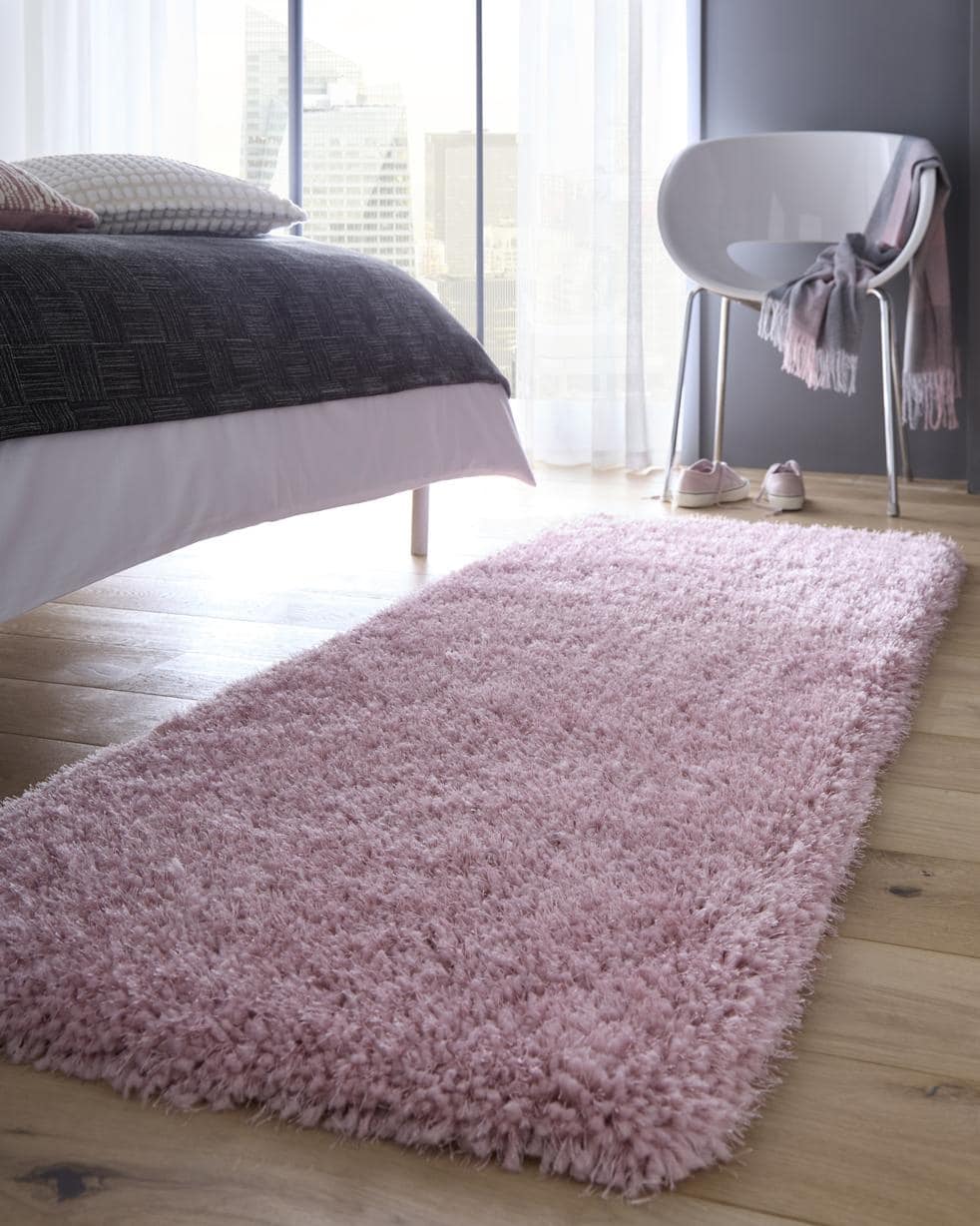Chicago Pink Shaggy Rug by The Rugs