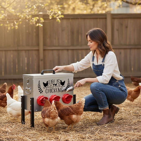 Nicoman Metal Chicken Feeder