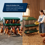 Nicoman Metal Chicken Nest Box – Sturdy, Hygienic & Organised