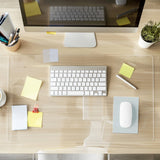 Clear PVC Desk Mat Protector Transparent Table Cover | Nicoman
