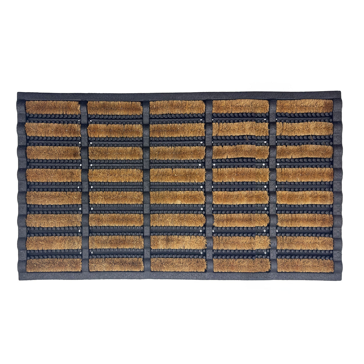 Nicoman Rubber and Coir Scraper Door Mat - 75cm X 45cm