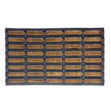 Nicoman Rubber and Coir Scraper Door Mat - 75cm X 45cm