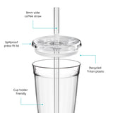 KeepCup Cold Cup Original 16oz with Coffee Straw