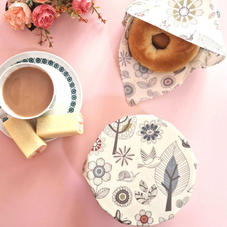 Honey Bee Good Scandi Beeswax Wraps - Set of 3