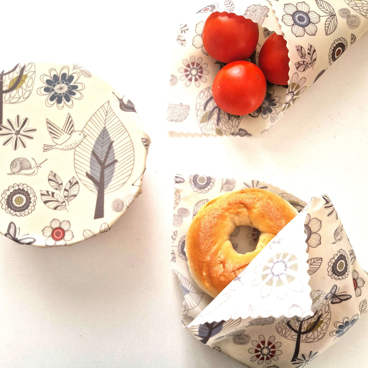 Honey Bee Good Scandi Beeswax Wraps - Set of 3