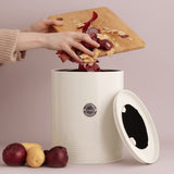 Typhoon Living Cream Compost Caddy, 5 Litres