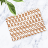 Shadowbright Geometric Copper Makeup Bag - 24cm x 19cm