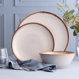 Mason Cash Reactive Stoneware Cream Pasta Bowl, 800ml