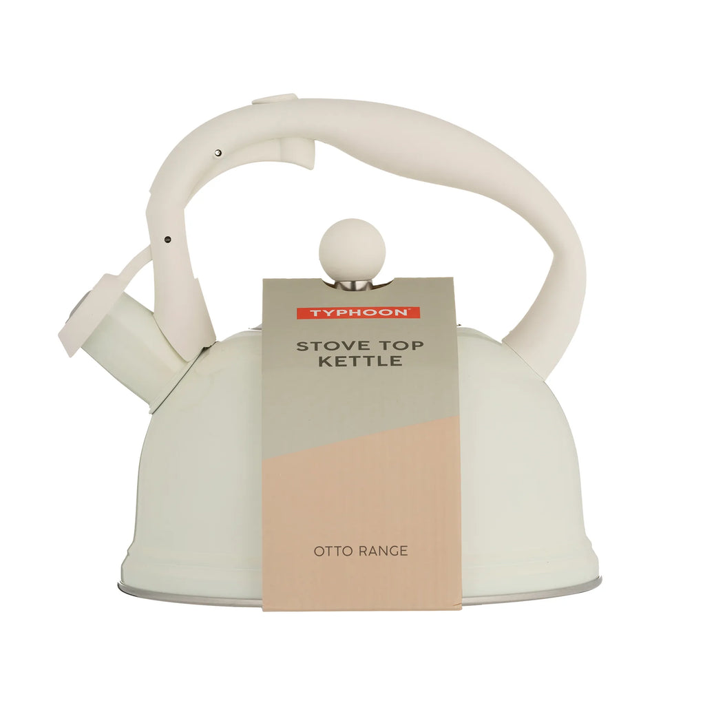 Typhoon Otto Cream Stovetop Kettle, 1.8 Litres