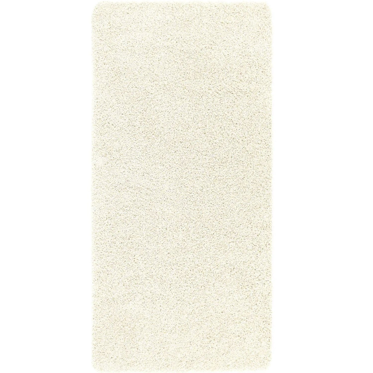 Machine Washable Ghost Ivory Shaggy Rug by The Rugs