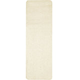 Machine Washable Ghost Ivory Shaggy Rug by The Rugs