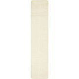 Machine Washable Ghost Ivory Shaggy Rug by The Rugs