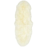Genuine Natural Cream Sheepskin Faux Fur Rug