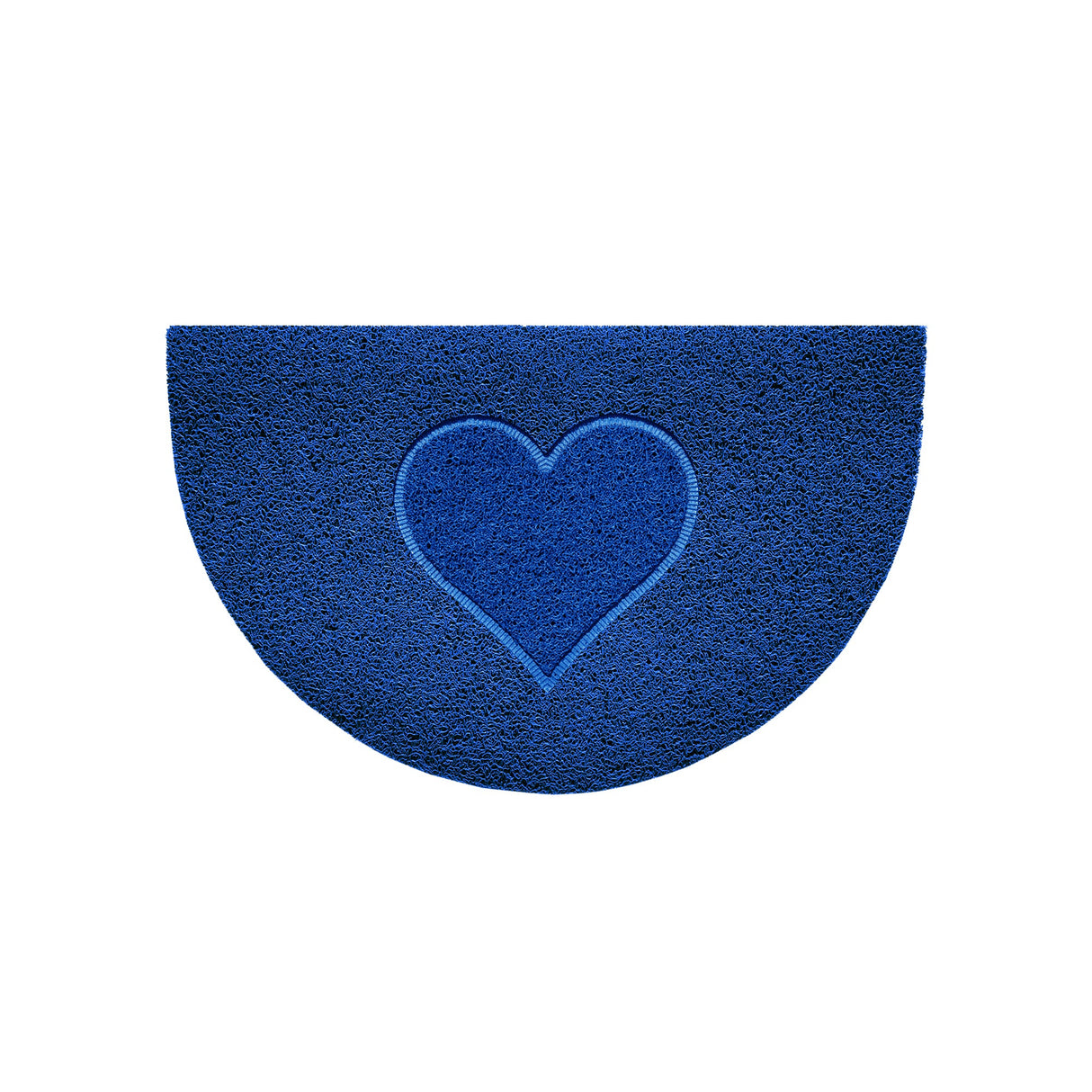 Nicoman Heart Halfmoon Spaghetti Door Mat Non Slip PVC