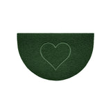 Nicoman Heart Halfmoon Spaghetti Door Mat Non Slip PVC
