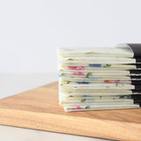 Lou-bees Ditsy Floral White Large Food Wrap - 14” x 11”