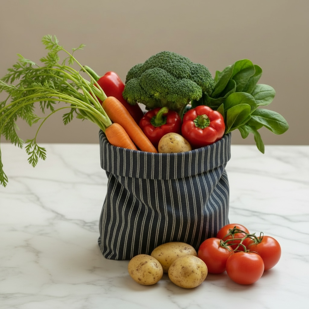 Lou-bees Navy Toadstool Beeswax Wrap & Lunch Bag