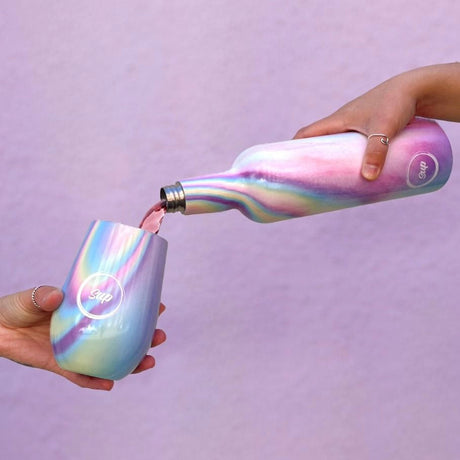 Sup drinkware Insulated Wine Bottle Holographic