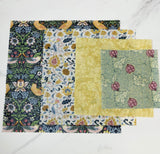 Lou-bees William Morris Country View Beeswax Food Wraps
