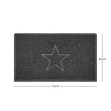 Nicoman "Star" Embossed Loofah Textured Spaghetti Doormat
