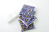 Shadowbright Reusable Blue Floral Makeup Pads - 8cm x 8cm