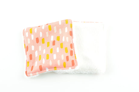 Shadowbright Reusable Peach Makeup Pads - 8cm x 8cm
